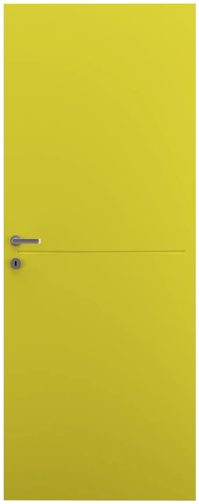 Porta gialla filettata