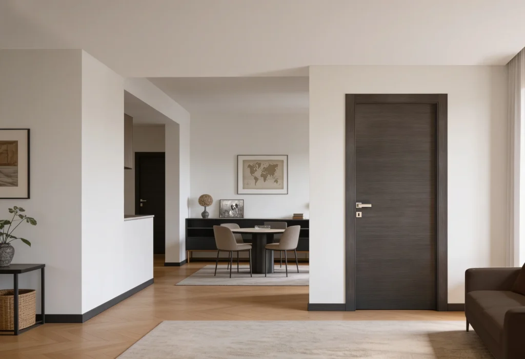 Collezione: Design, Modello: 70L, Finitura: Ardesia, Maniglia: Alba Cromat
